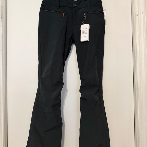 Roxy Rising High Ski/Snow Pants Navy Blue Small - Picture 2 of 4